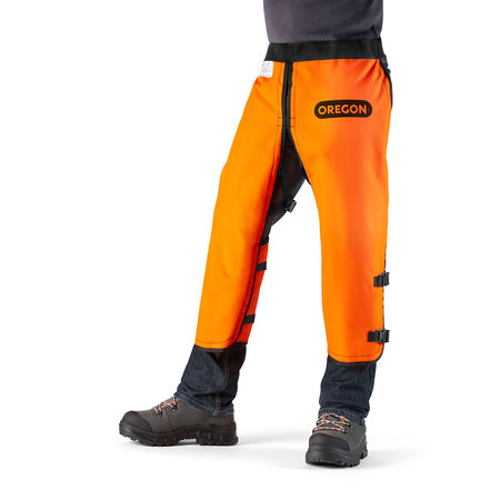 OREGON Full Wrap Orange Chainsaw Safety Chaps, Size 36 564134-36